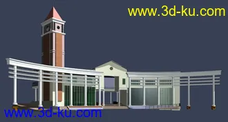 室外建筑模型---建筑的图片