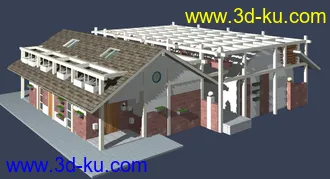 室外建筑模型---建筑的图片