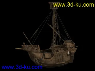 3D打印模型五艘比—加勒比海盗—还（牛X的海盗船）求精华的图片