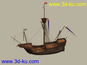 3D打印模型五艘比—加勒比海盗—还（牛X的海盗船）求精华的图片