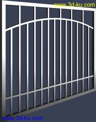 室外建筑模型---栏杆的图片