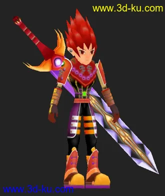 3D打印模型合金战纪里的重剑的图片