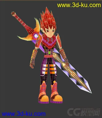 3D打印模型合金战纪里的重剑的图片