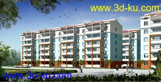 3D打印模型小区住宅的图片