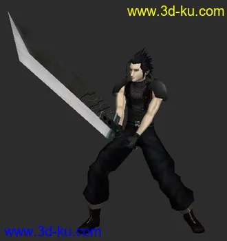 3D打印模型FF7cc 主角的图片