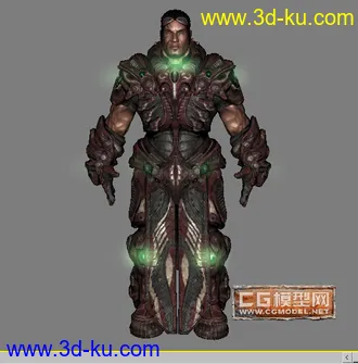 3D打印模型【卡尔共享35】《虚幻竞技场3》男主角Reaper[次世代][Epic Games]的图片