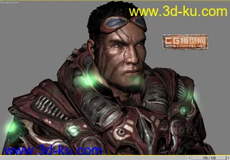 3D打印模型【卡尔共享35】《虚幻竞技场3》男主角Reaper[次世代][Epic Games]的图片