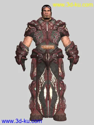 3D打印模型【卡尔共享35】《虚幻竞技场3》男主角Reaper[次世代][Epic Games]的图片