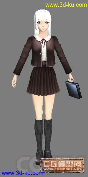 3D打印模型电车男的清纯美女的图片