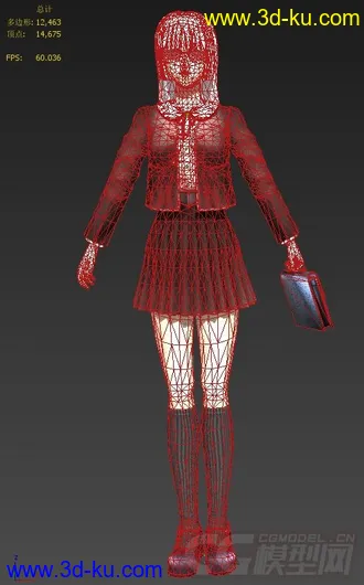 3D打印模型电车男的清纯美女的图片