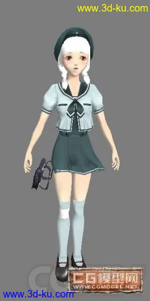 3D打印模型电车男的清纯美女的图片