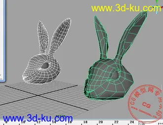 3D打印模型兔子的图片