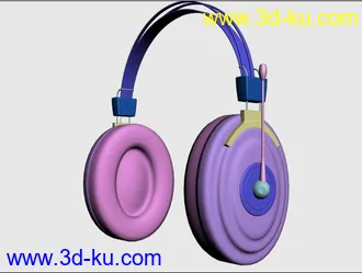 3D打印模型耳机的图片