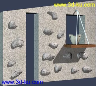 室外建筑模型----------景观柱廊的图片