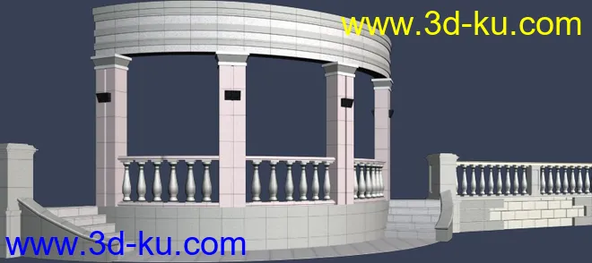 室外建筑模型----------景观柱廊的图片13
