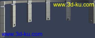 室外建筑模型----------景观柱廊的图片