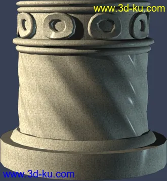 室外建筑模型----------景观柱廊的图片