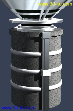 室外建筑模型----------景观柱廊的图片