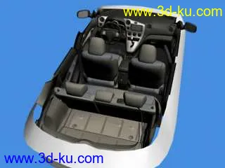 3D打印模型车（内装），自己看，和前面的车是一套的的图片