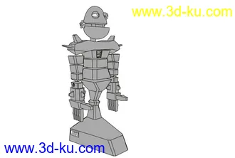 3D打印模型自制卡通机器人_maya7.0_斑竹加点分的图片
