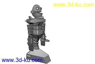 3D打印模型小机器人送给大家_maya8.0_申请加分的图片