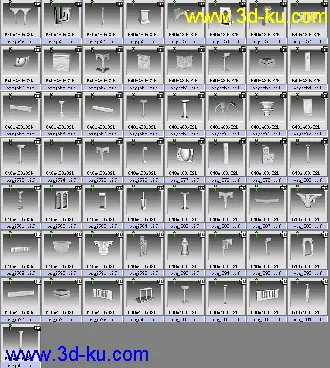 欧式构件全套模型三的图片