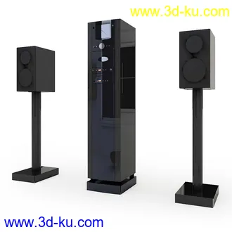 3D打印模型音响/电视/洗衣机一套(包括材质)的图片