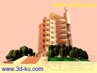 国外很不错的建筑模型(带植物)的图片