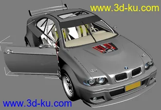 3D打印模型宝马赛车精模，门可打开的图片