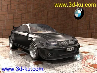 3D打印模型宝马赛车精模，门可打开的图片