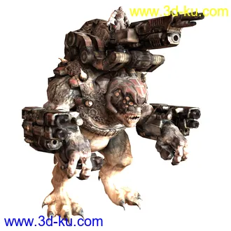 3D打印模型战争机器  大型怪物1的图片