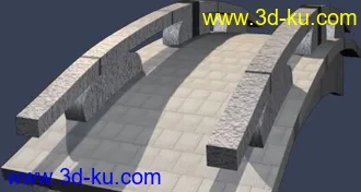 室外建筑模型----------桥的图片