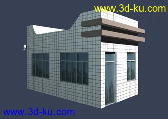 室外建筑模型----------入口大门的图片