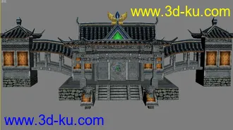 3D打印模型古代－游戏场景，喜欢留话，继续发的图片