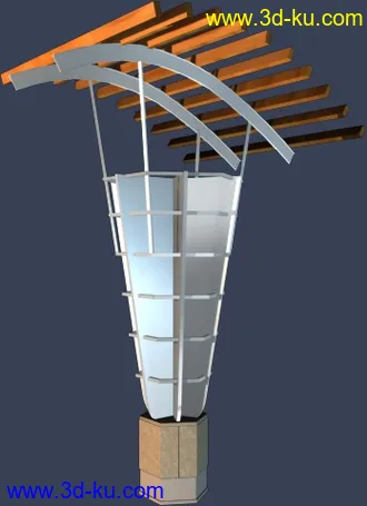 室外建筑模型----------室外灯具的图片