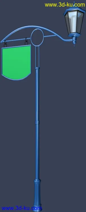 室外建筑模型----------室外灯具的图片