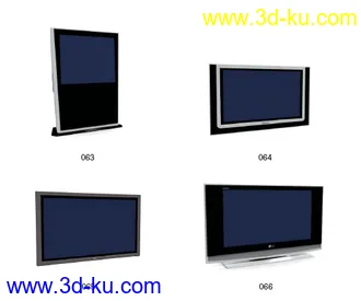 电视机模型的图片