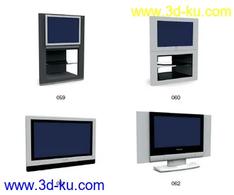 电视机模型的图片