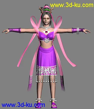 3D打印模型《西游伏魔》龙女的图片