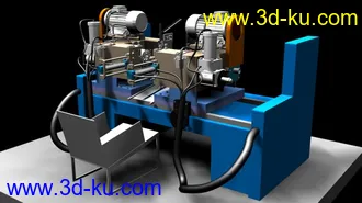 3D打印模型做导角的车床的图片