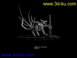 3D打印模型英雄无敌5恶魔族，深渊领主的图片