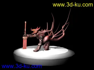 3D打印模型英雄无敌5恶魔族，深渊领主的图片