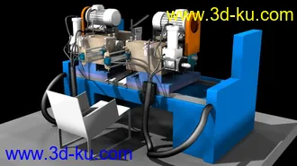 3D打印模型车床的图片