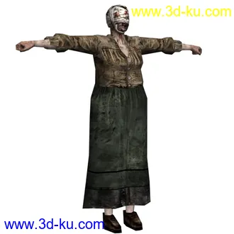 3D打印模型电锯女和电锯房的图片