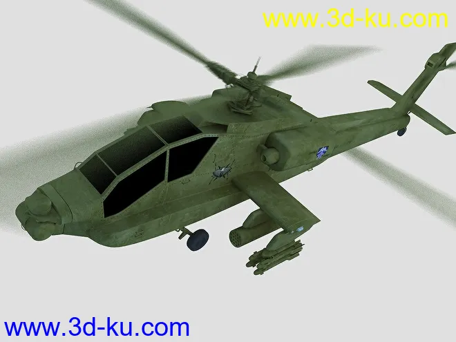 [原创模型] AH-64 Apache “阿帕奇”的图片1