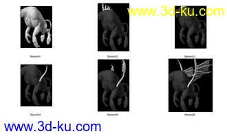 发套分解动物分解模型的图片