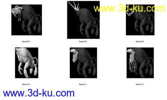 发套分解动物分解模型的图片