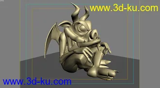 3D打印模型教程里的怪物的图片