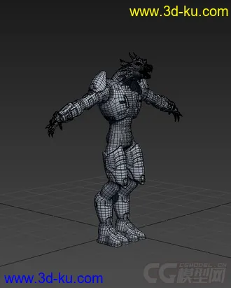 3D打印模型我的第一个原创多多支持啊！全展好UV待画贴图！的图片