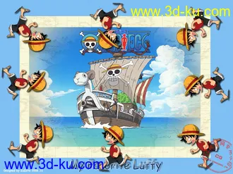 3D打印模型黄金梅丽号--海贼王的图片